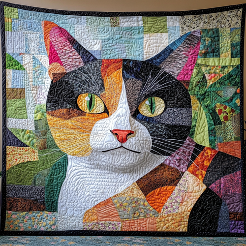 Cat Cozy Hideaway Quilted Blanket