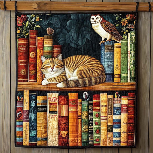 Cat Cozy Nook Quilted Blanket