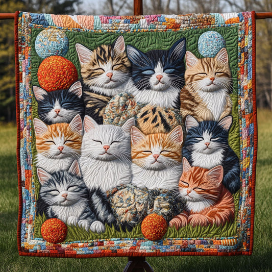 Catnap Haven Quilted Blanket
