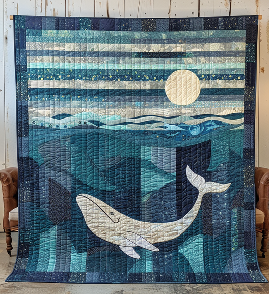 Celestial Sea Quilted Blanket