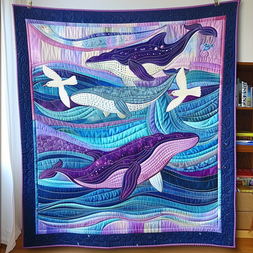 Celestial Seas Quilted Blanket