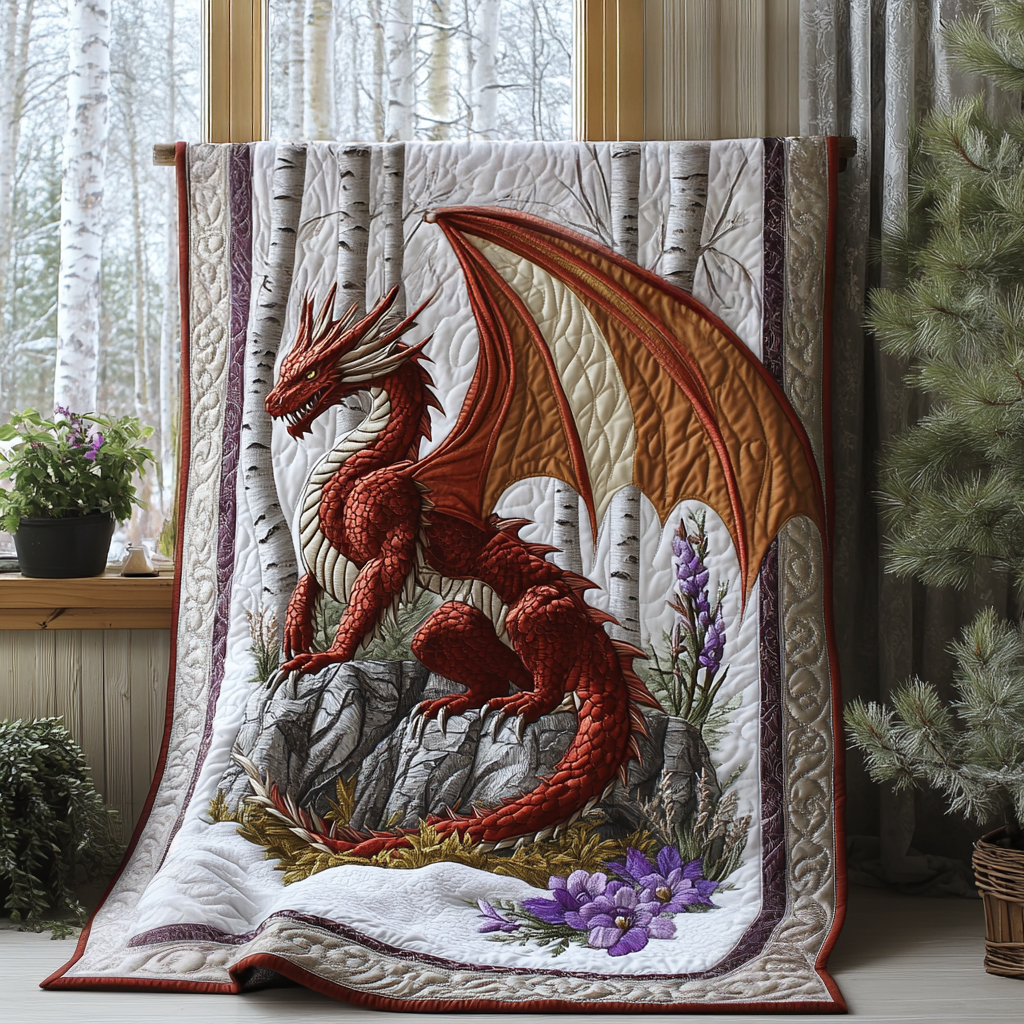 Celestial Talon Quilted Blanket