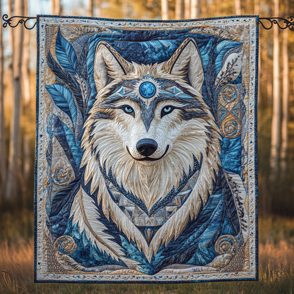 Celestial Alpha Quilted Blanket