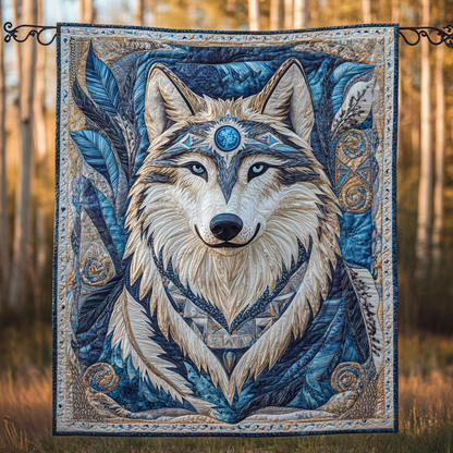 Celestial Alpha Quilted Blanket