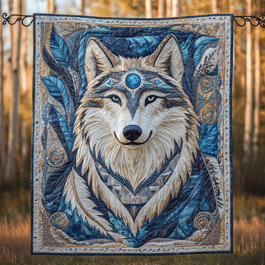 Celestial Alpha Quilted Blanket