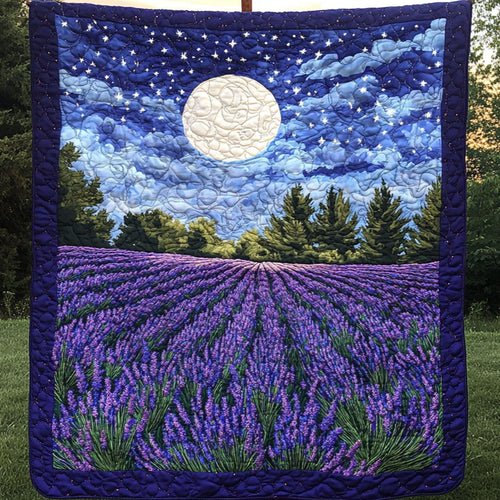 Celestial Bloom Quilted Blanket