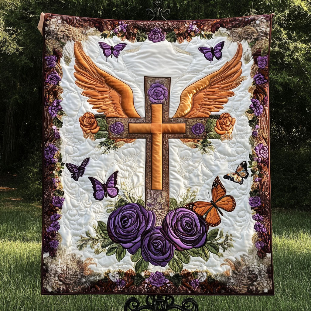 Celestial Harmony Quilted Blanket