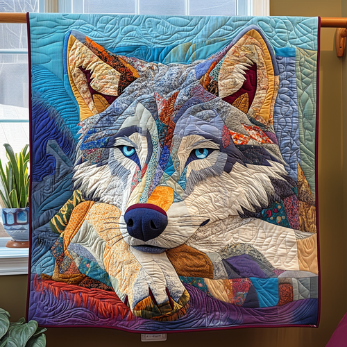 Celestial Howler Quilted Blanket