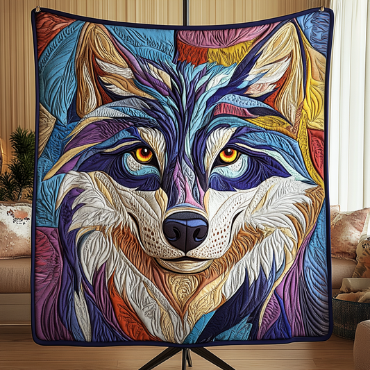 Celestial Prowler Quilted Blanket