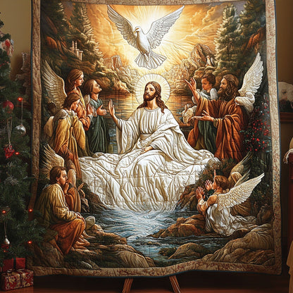 Celestial Serenity Quilted Blanket
