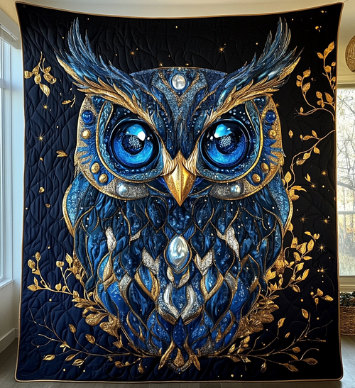 Celestial Watcher Quilted Blanket