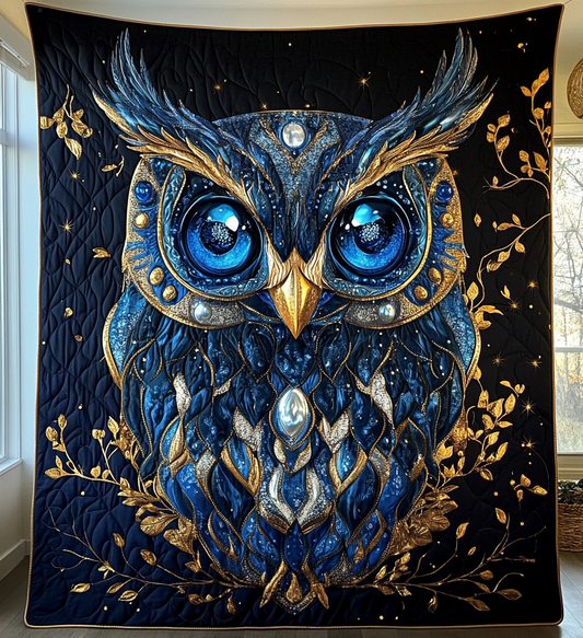 Celestial Watcher Quilted Blanket