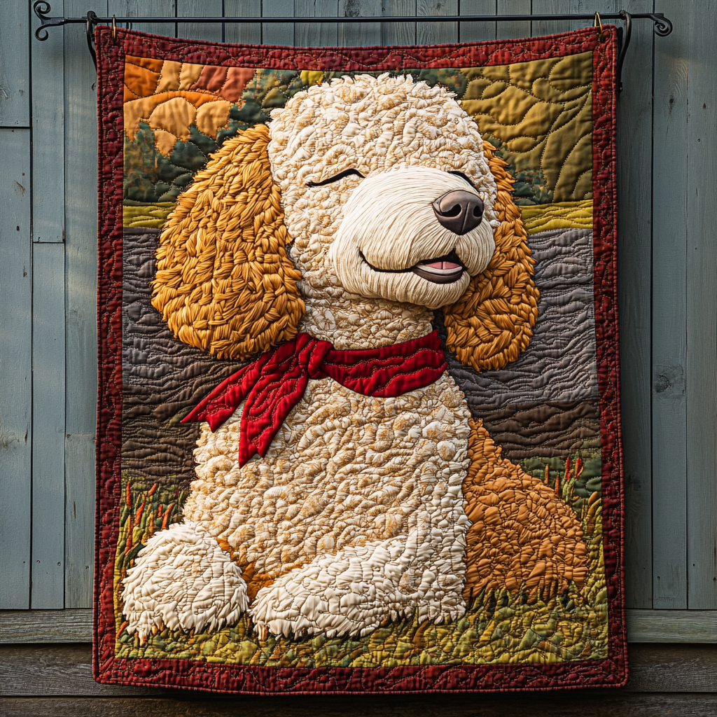 Chic Canine Quilted Blanket