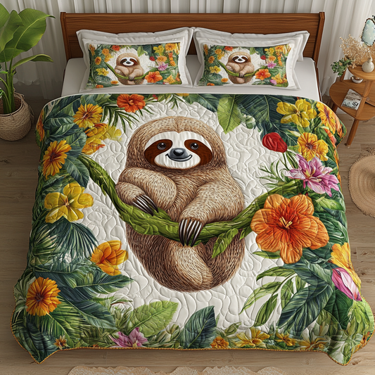Chill Companion 3-Piece Quilted Bedding Set
