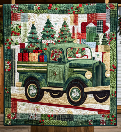 Christmas Carrier Quilted Blanket