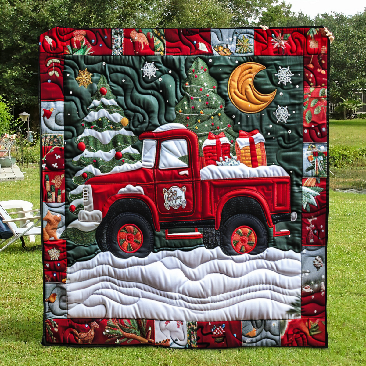 X-mas Quilted Blanket