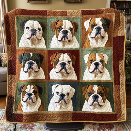 Chunky Pup Quilted Blanket