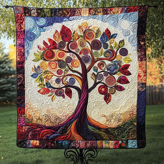 Circle of Harmony Quilted Blanket