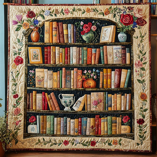 Classic Library Escape Quilted Blanket