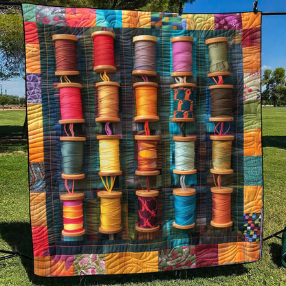 Classic Spools Quilted Blanket