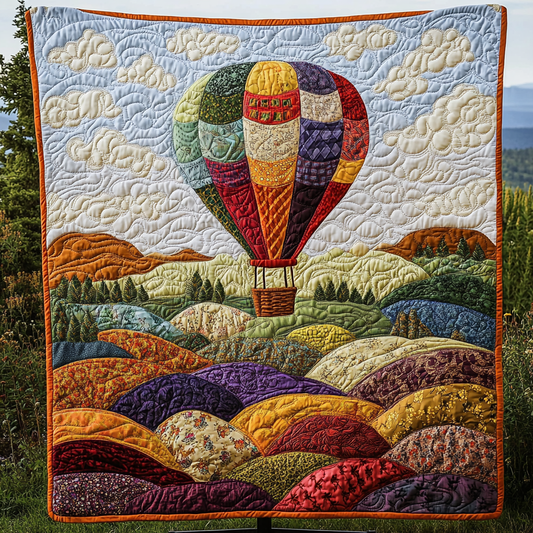 Cloudbound Voyage Quilted Blanket