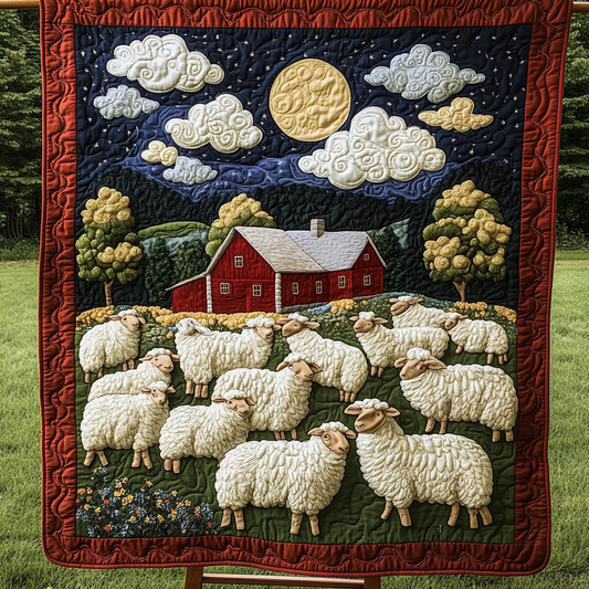 Cloudland Sheep Quilted Blanket