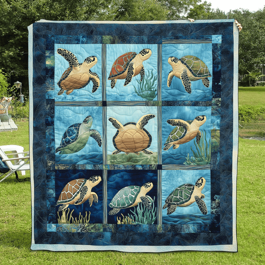 Coastal Bliss Quilted Blanket