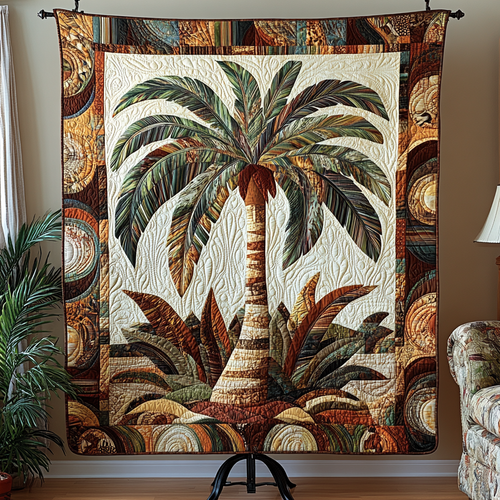 Coastal Charm Quilted Blanket