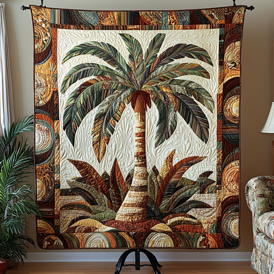 Coastal Charm Quilted Blanket