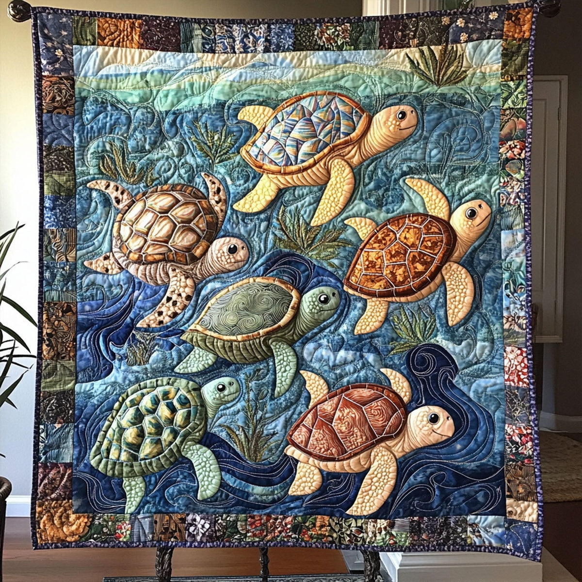 Coastal Companion Quilted Blanket