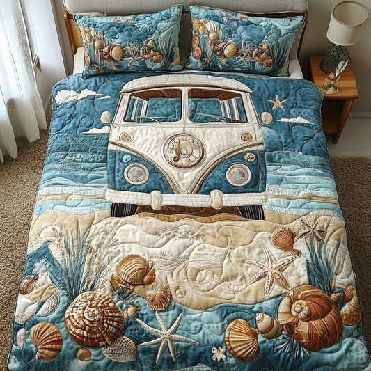 Coastal Cruiser 3-Piece Quilted Bedding Set
