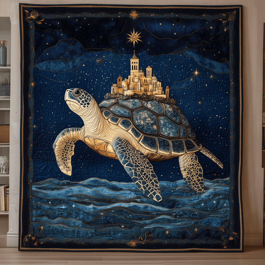 Coastal Drift Quilted Blanket