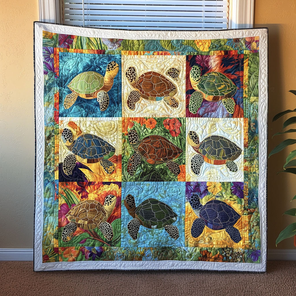 Coastal Escape Quilted Blanket