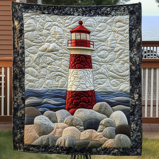 Coastal Guardian Quilted Blanket