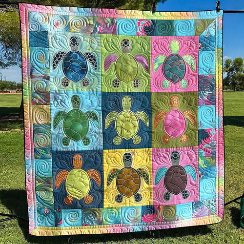Coastal Journey Quilted Blanket