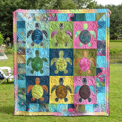 Coastal Journey Quilted Blanket