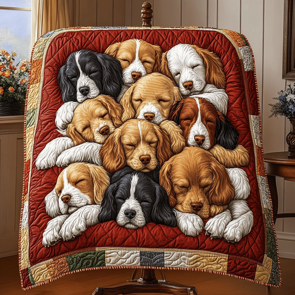 Cocker Comfort Quilted Blanket