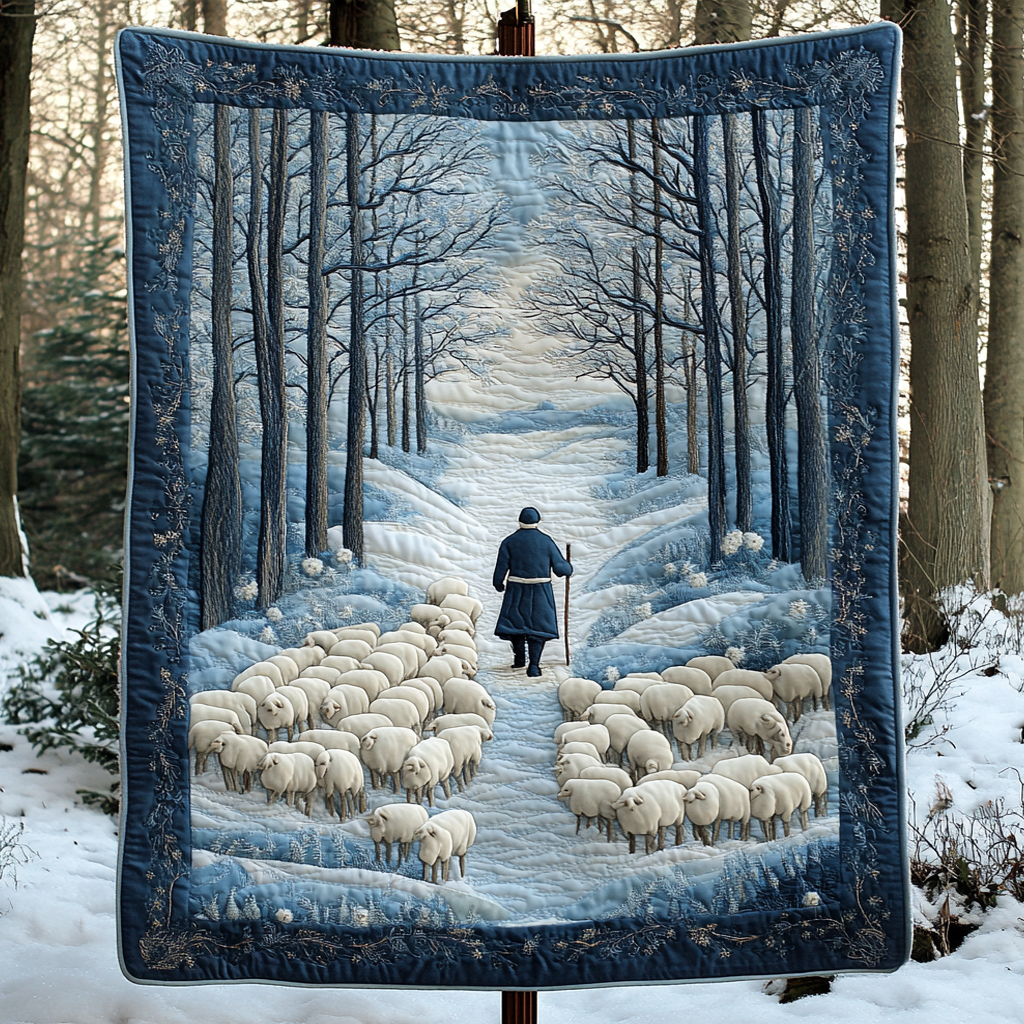 Cold Journey Quilted Blanket