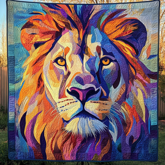 Color Mane Quilted Blanket