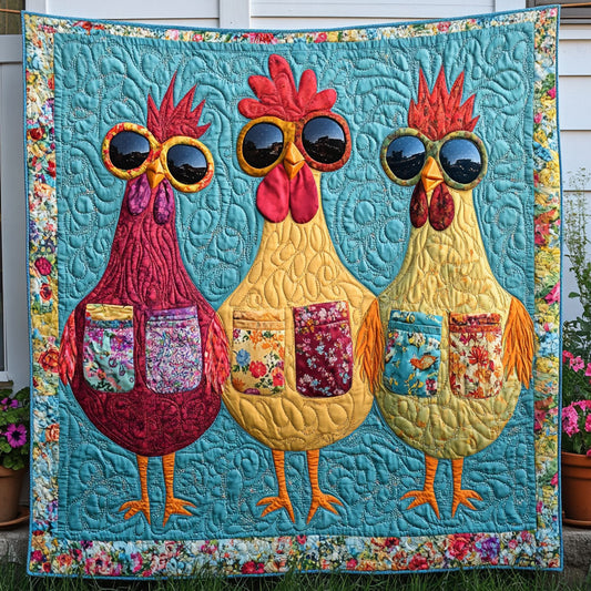 Cool Coop Trio Quilted Blanket