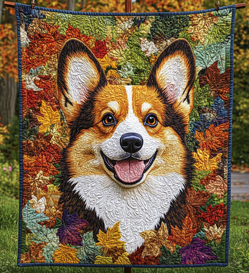 Corgi Comfort Quilted Blanket