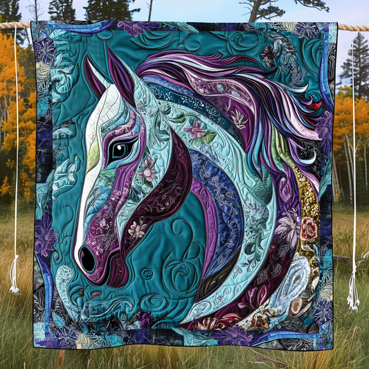 Country Gallop Quilted Blanket