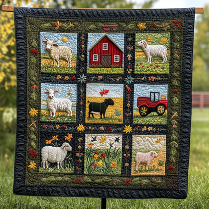 Country Garden Quilted Blanket