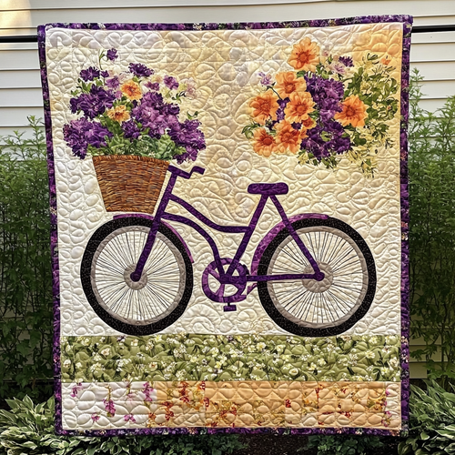 Country Ride Delight Quilted Blanket