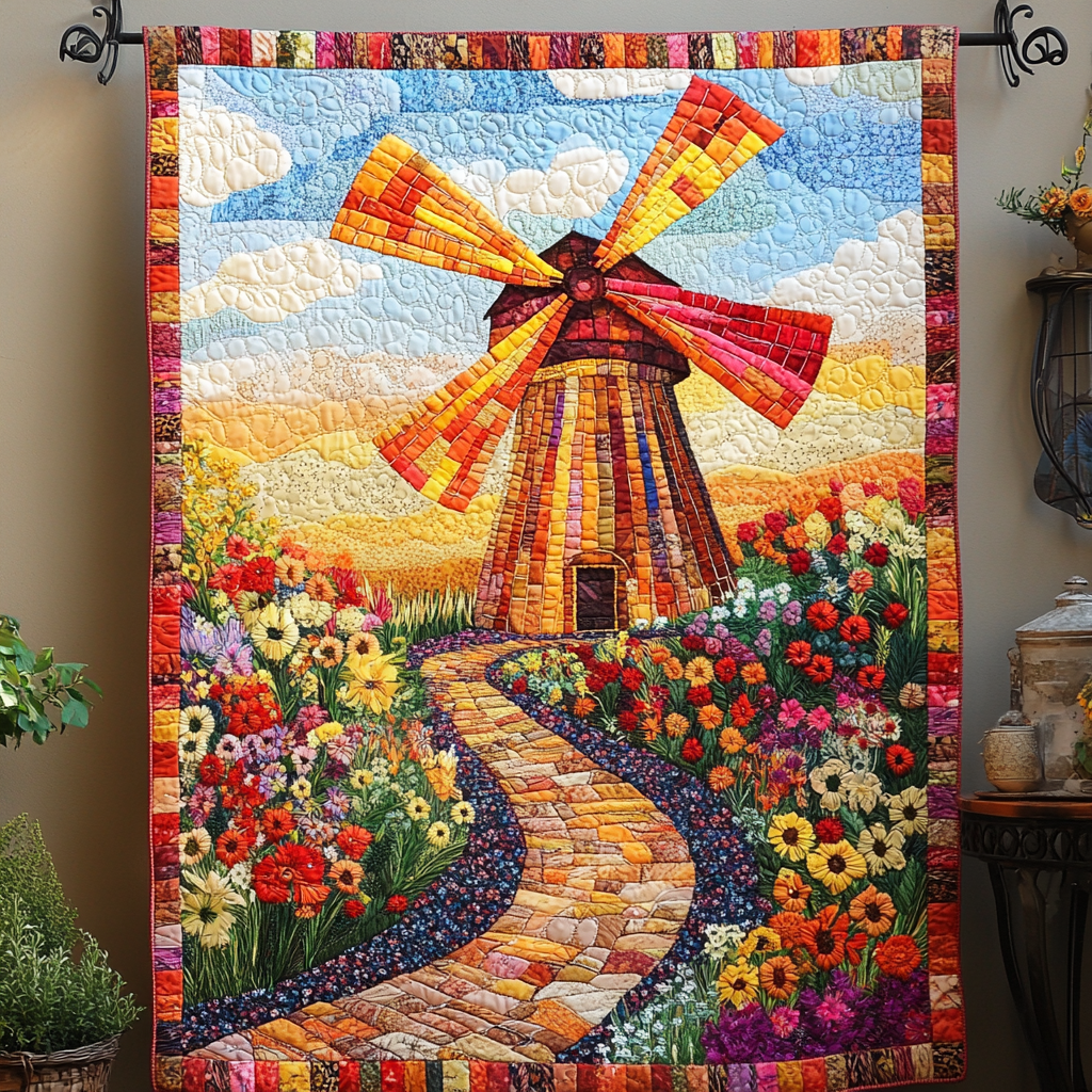 Countryside Calm Quilted Blanket