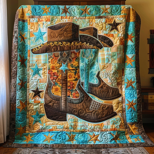 Cowboy Essentials Quilted Blanket