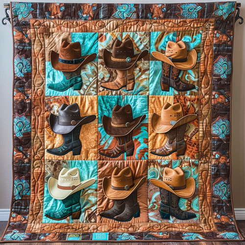Cowboy Legacy Quilted Blanket