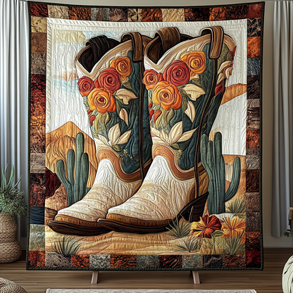 Cowboy Bliss Quilted Blanket