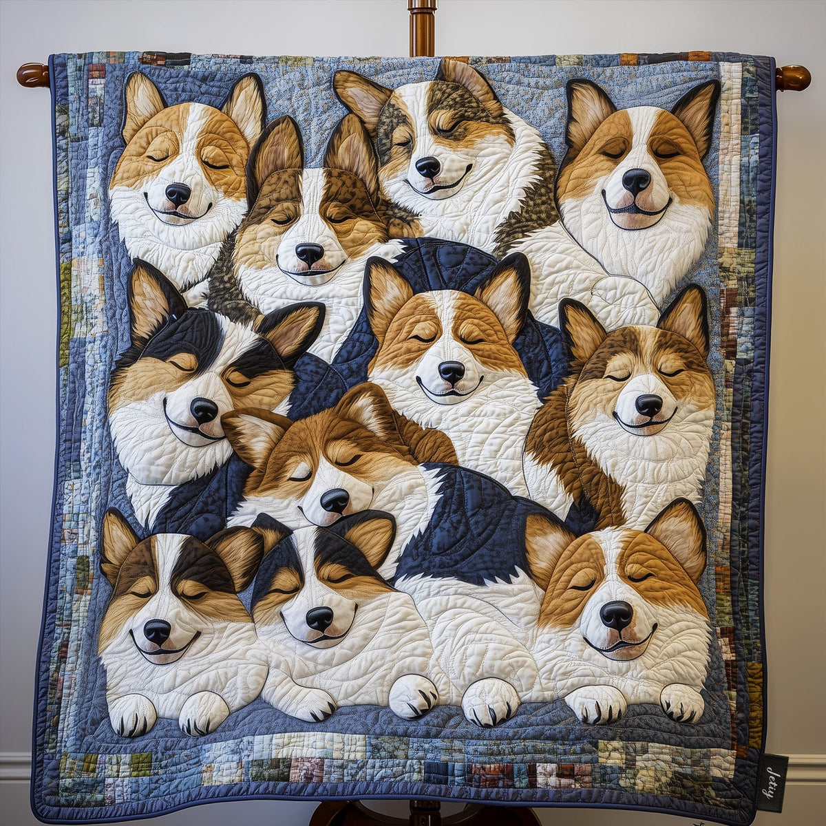 Cozy Canine Slumber Quilted Blanket