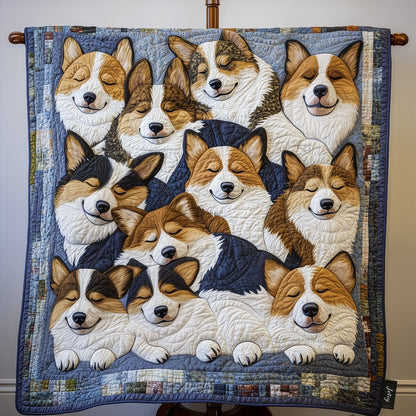 Cozy Canine Slumber Quilted Blanket